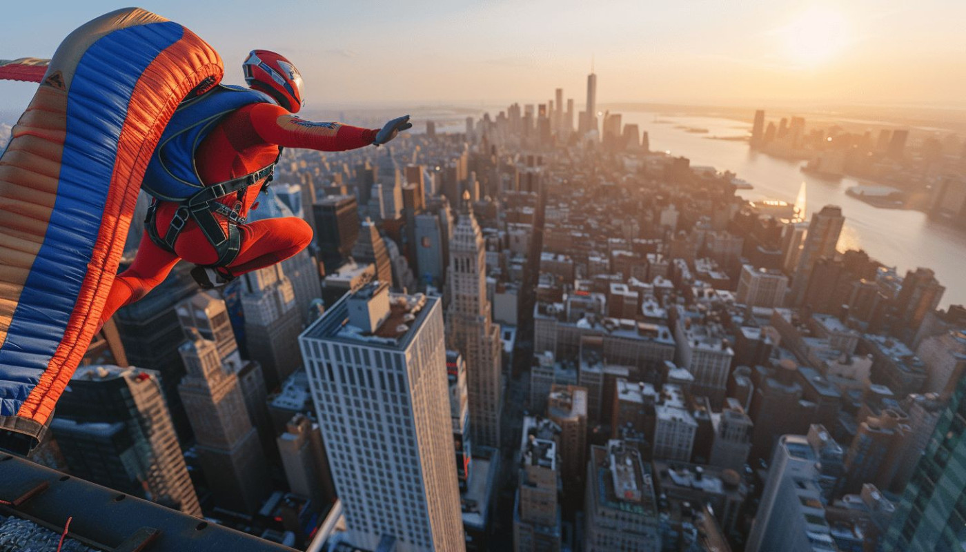 L'essor du wingsuit en milieu urbain défis et législation